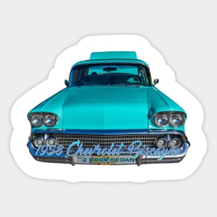 1958 Chevrolet Biscayne 2 Door Sedan Sticker